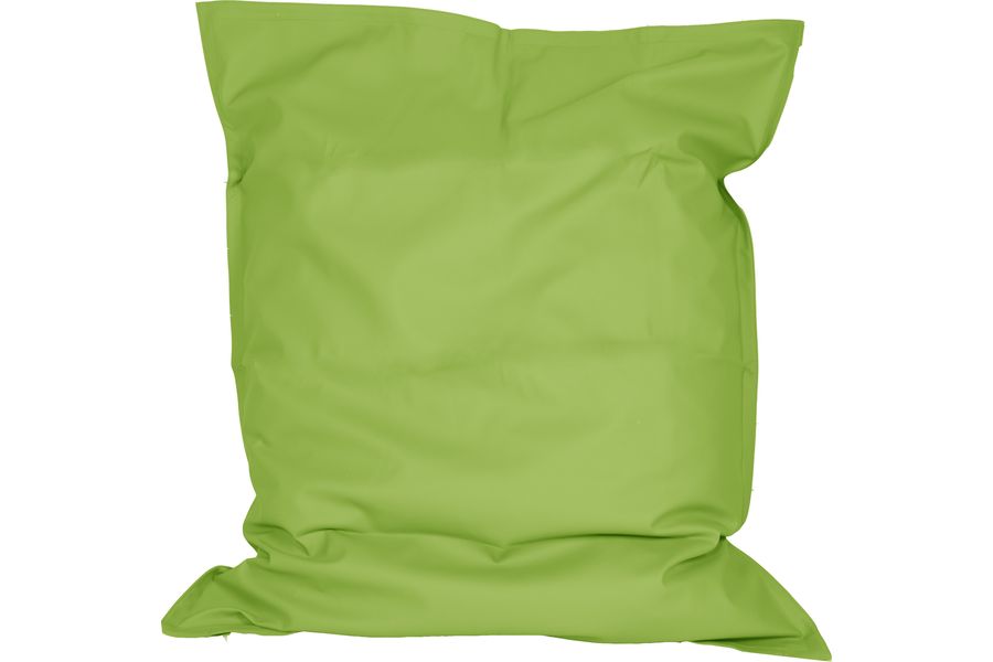 Zitzak leatherlook lime met binnenzak