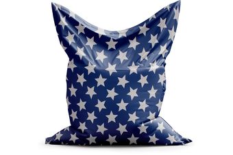 Losse hoes voor Zitzak sterren kobalt blauw